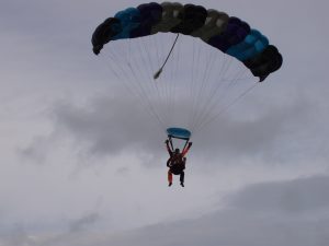 M and S staff member flying high